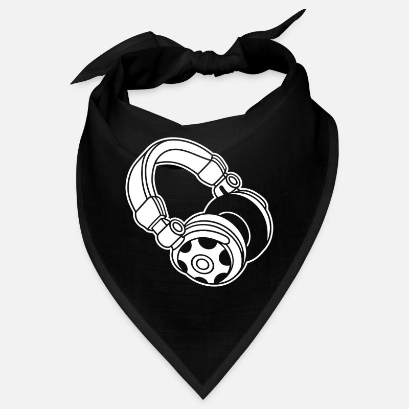 Silhouette du casque : DJ & Music Vibes Bandana