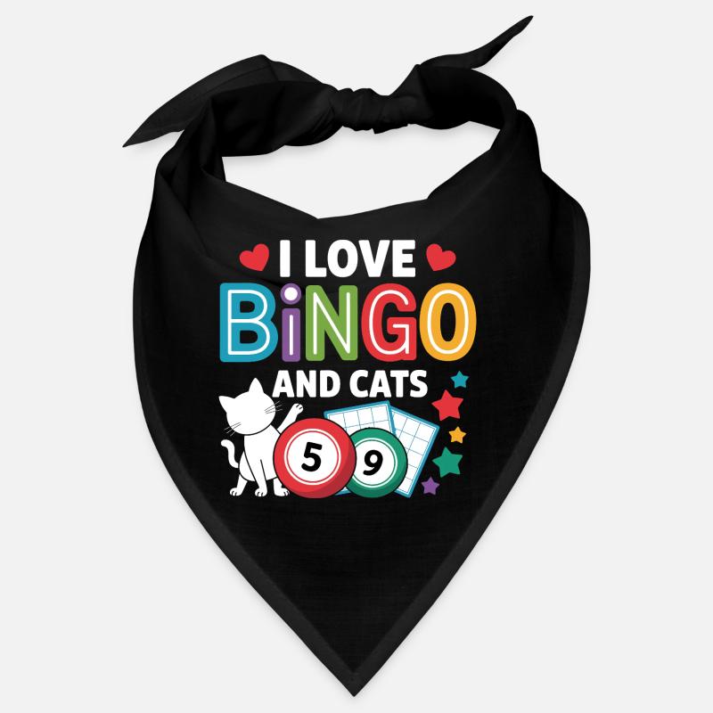 J’aime le bingo et les chats Bandana