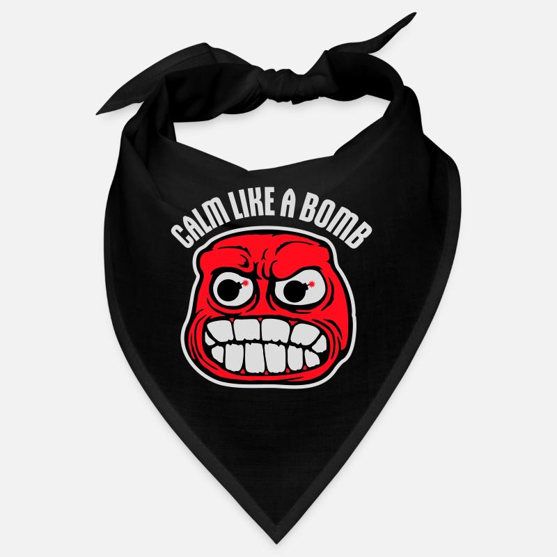 Calm Like Bomb Paradox Ironie Humor Explosiv Witz Bandana