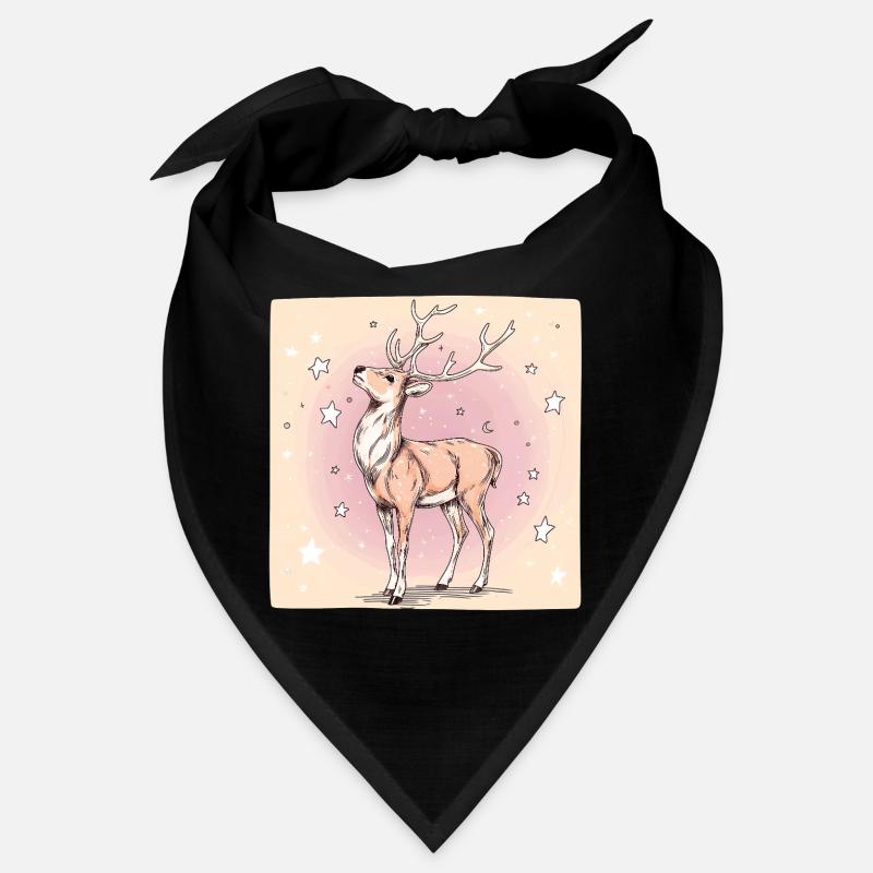 Hirsch mit Sternen Bandana