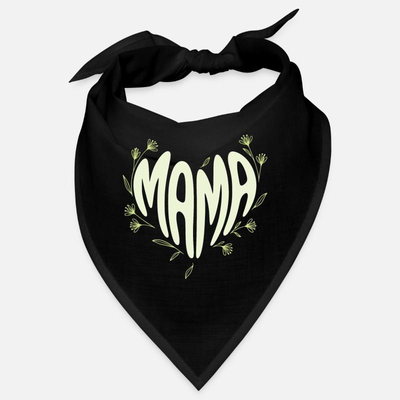 Mama Blütenherz Bandana