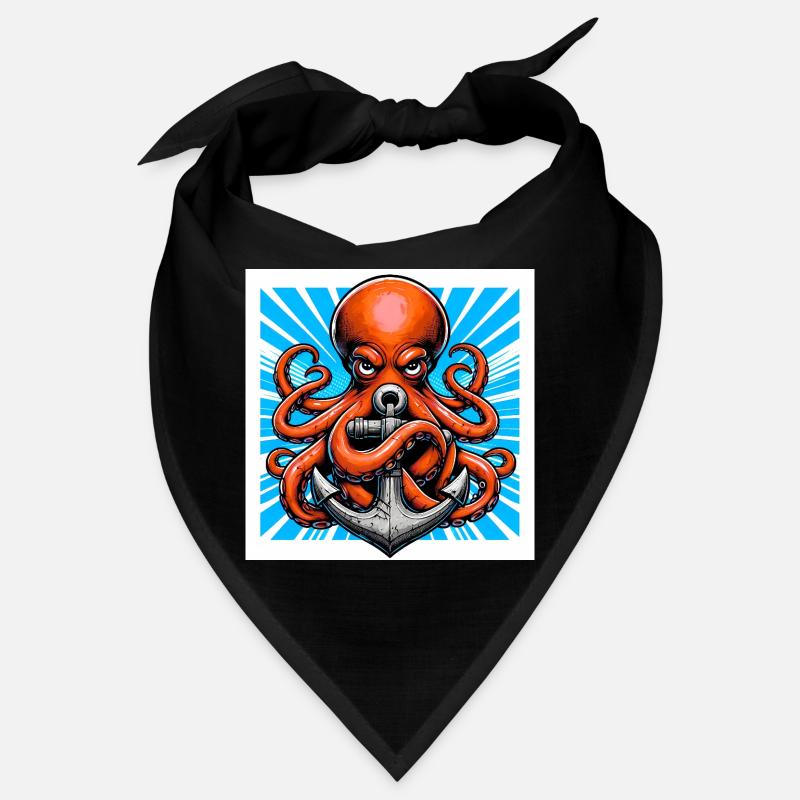 Octopus embraces an Anchor Bandana