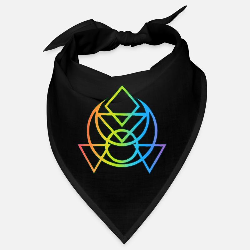 Multicolored Egyptian esoteric symbol Bandana