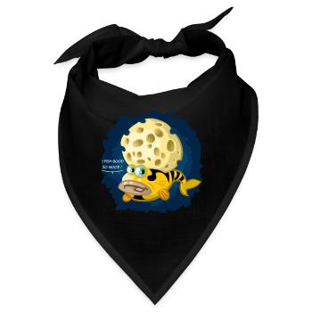 Funky Fisch - Bandana - Schwarz - Vorne