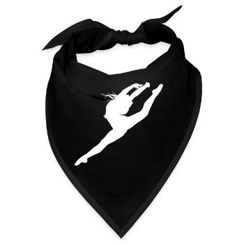 Ballerina Ballet Tanz Tänzerin Tanzen - Bandana - Schwarz - Vorne