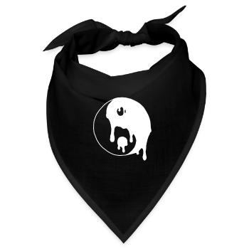 Yin Yang - Bandana - Schwarz - Vorne