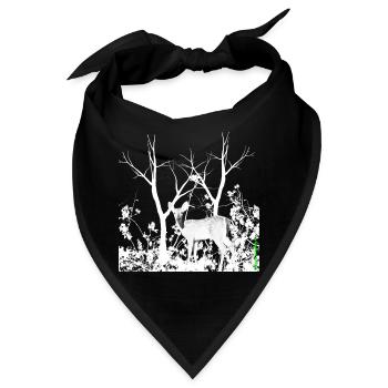 deer - Bandana - Schwarz - Vorne