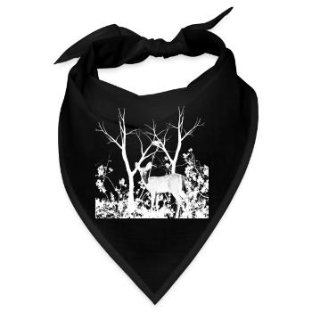 deer - Bandana - Schwarz - Vorne