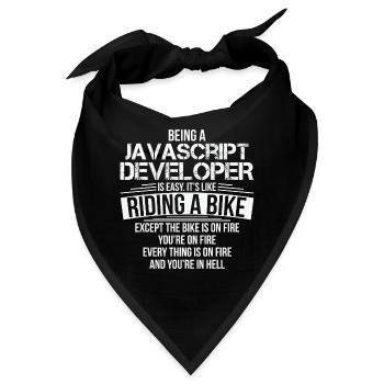 Beruf Computer Geeks Lustiges Geschenk - Bandana - Schwarz - Vorne