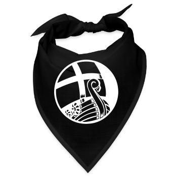 Wikingerschiff - Kogge - Bandana - Schwarz - Vorne
