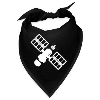 Satellit - Bandana - Schwarz - Vorne