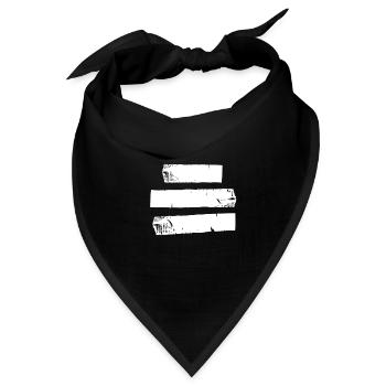 Tape 3 - weiß - Bandana - Schwarz - Vorne