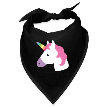 Unicorn - Bandana - Schwarz - Vorne