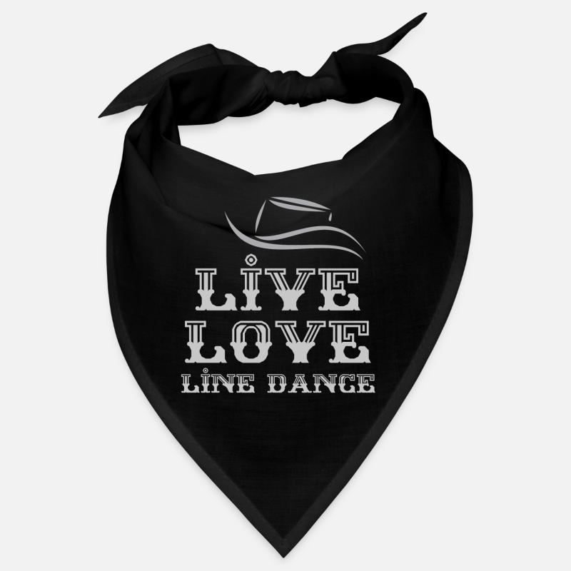 Linedancer Geschenk: Live, Love, Line Dance Bandana