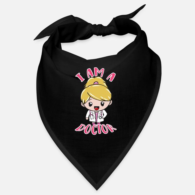Arzt - Bandana - Schwarz