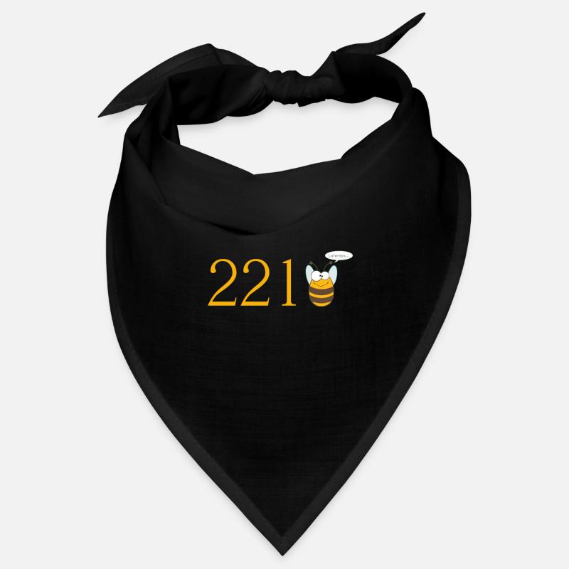 221bee - Bandana - Schwarz