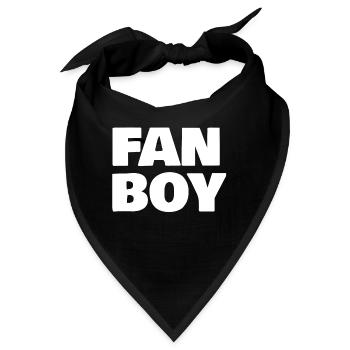 Fan Boy - Bandana - Schwarz - Vorne
