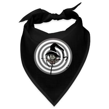 Archery Bogenschiessen lustig outdoor Comic - Bandana - Schwarz - Vorne