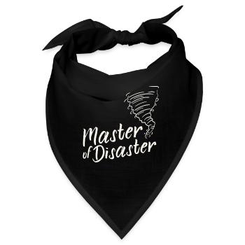 Master of Disaster - Bandana - Schwarz - Vorne