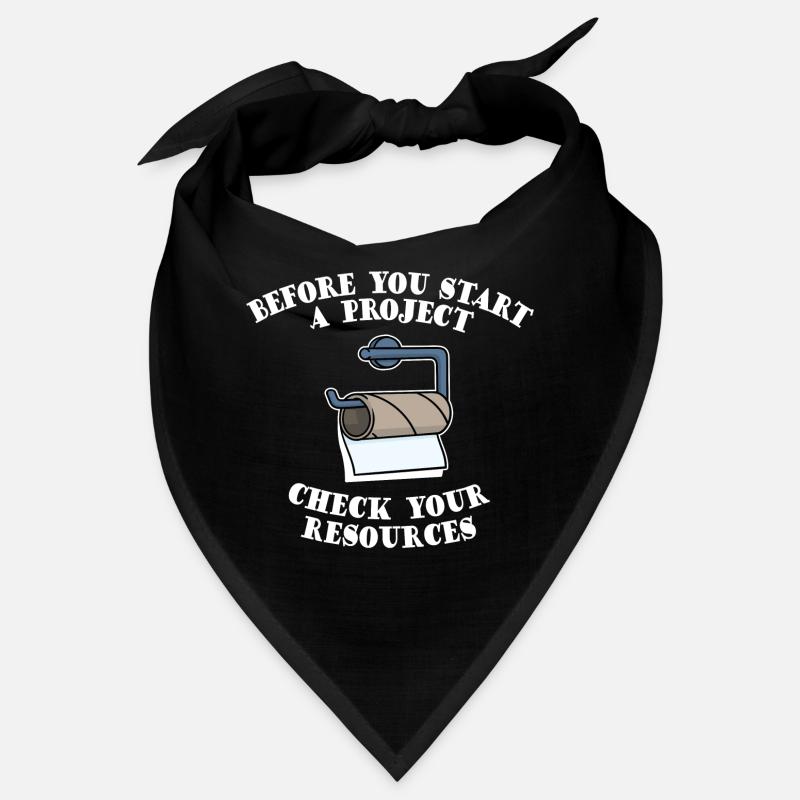 Project Project Manager Funny Sayings Humorous Bandana
