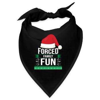Ugly Christmas - Bandana - Schwarz - Vorne