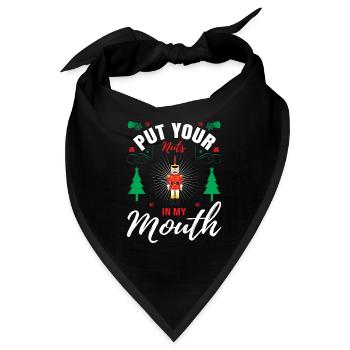 Ugly Christmas - Bandana - Schwarz - Vorne