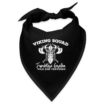 Viking - Furchtlos - Wild - Bandana - Schwarz - Vorne