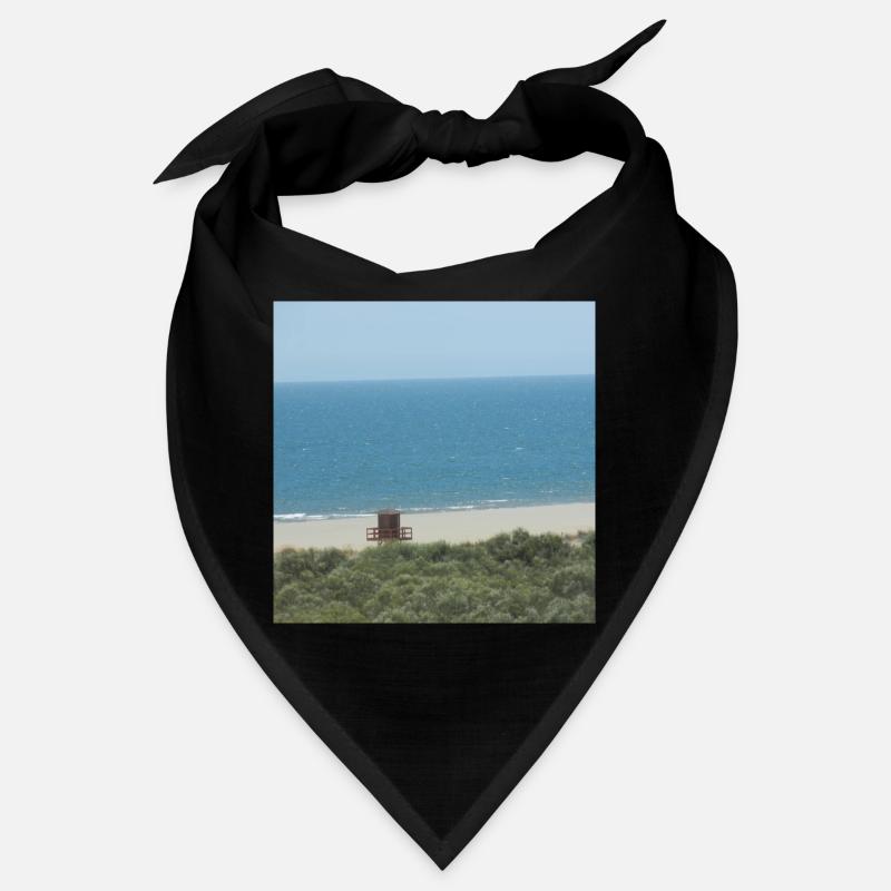 Plage Espagne Vacances Vacances Voyage Mer Bandana