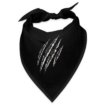 claw | klaue | kratzer - Bandana - Schwarz - Vorne