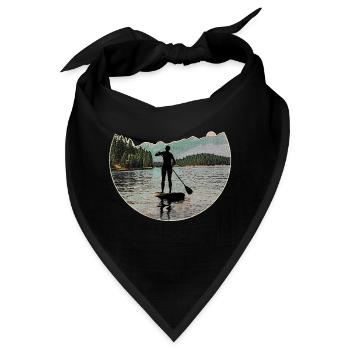Stand up Paddling | SUP | stand up paddle - Bandana - Schwarz - Vorne
