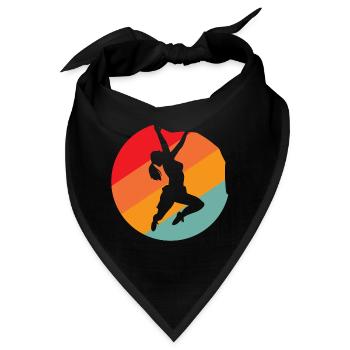 Fels klettern Frau - Bandana - Schwarz - Vorne