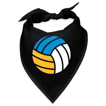 Beachvolleyball - Bandana - Schwarz - Vorne