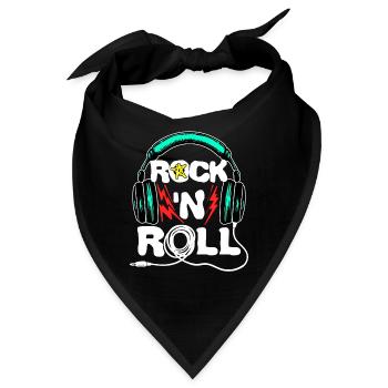 Cool Headset Lustig Spruch - Bandana - Schwarz - Vorne