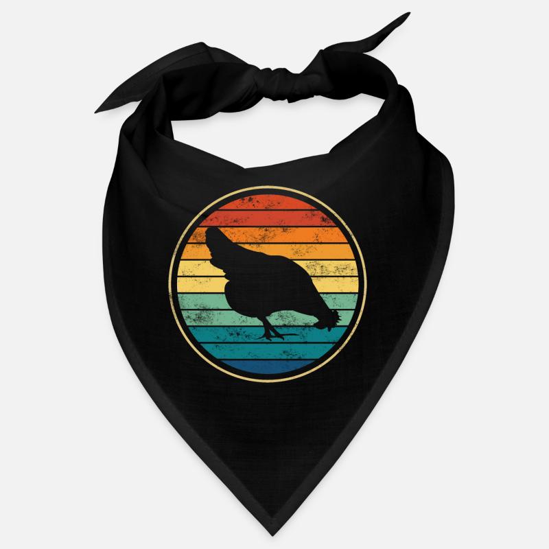 Poulet poules Bandana