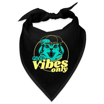 HipHop Streetdance Geschenk - Bandana - Schwarz - Vorne