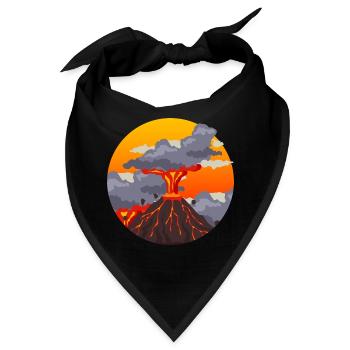 Vulkan - Bandana - Schwarz - Vorne