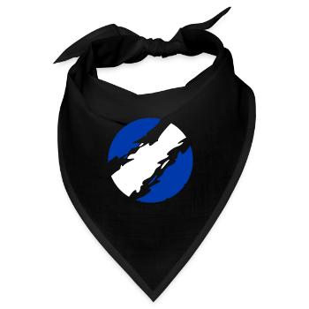 Griechenland - Bandana - Schwarz - Vorne