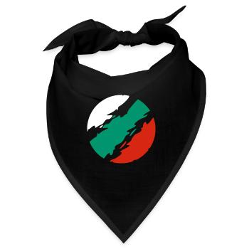 Bulgarien Fahne - Bandana - Schwarz - Vorne