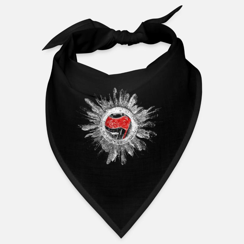 Antifa Advect - Bandana - Schwarz