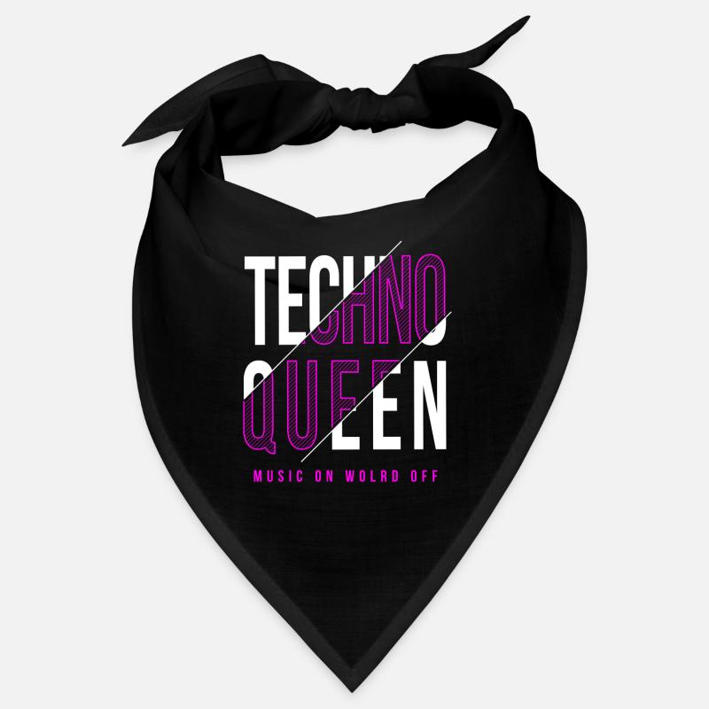design techno queen Bandana