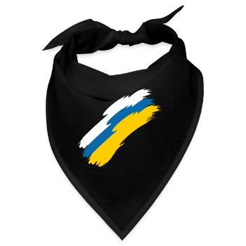 Flagge der Kanarischen Inseln - Bandana - Schwarz - Vorne