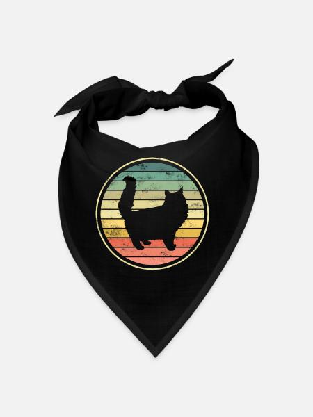 Cat Cats - Bandana - black