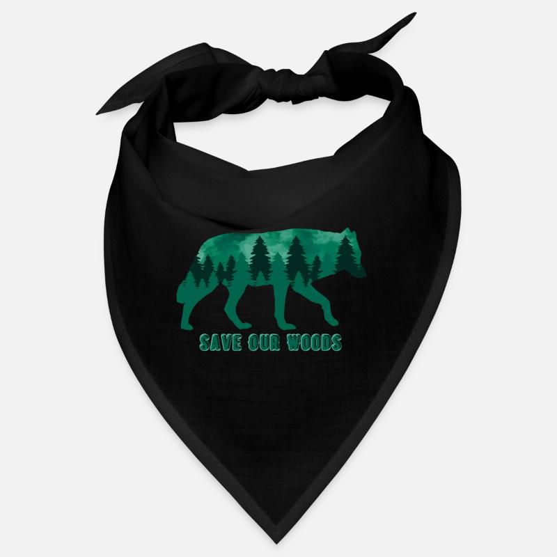 Climate Change Environmental Protection Wolf Bandana