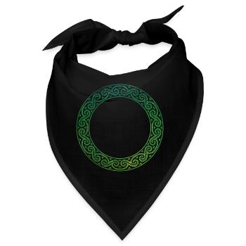 Celtic Knot - Bandana - Schwarz - Vorne
