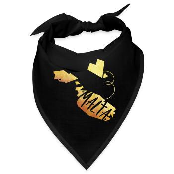 Malta - Bandana - Schwarz - Vorne