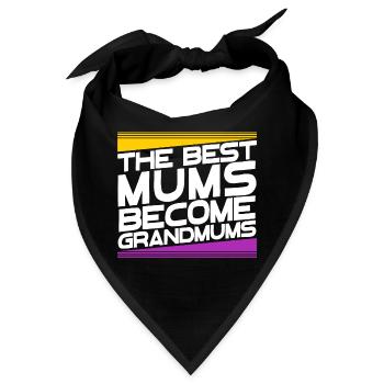 Oma Glückwunsch Großmutter Großmama Statement - Bandana - Schwarz - Vorne