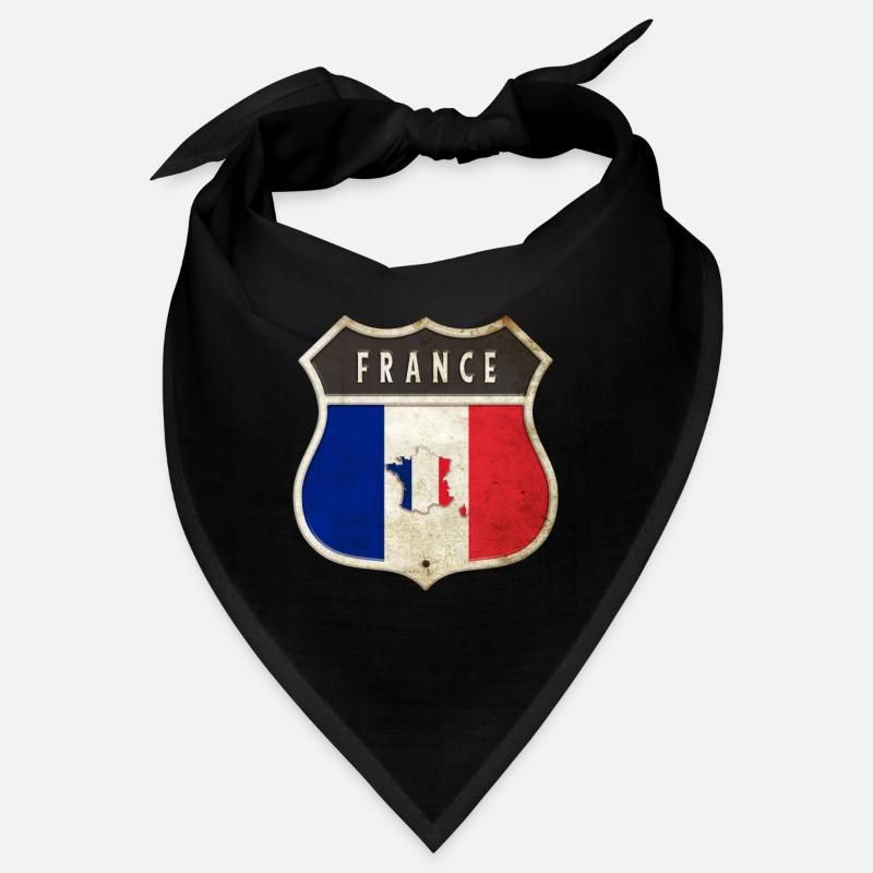 Frankreich Wappen Flaggen Design Bandana