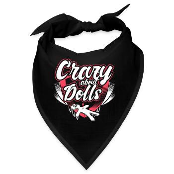 Voodoo Puppe Lustiger Spruch Geschenk - Bandana - Schwarz - Vorne