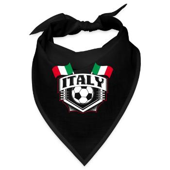 Italien Fußball Meisterschaft - Bandana - Schwarz - Vorne