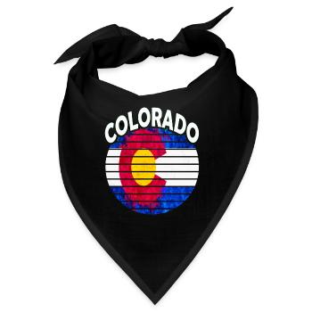 Colorado Retro Vintage Colorado Transplant - Bandana - Schwarz - Vorne